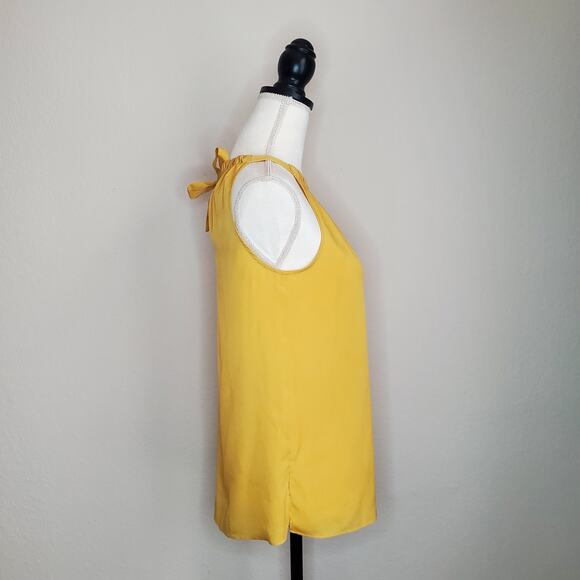 Le Gali Merita Yellow Halter Tank Top XS - Picture 2 of 6